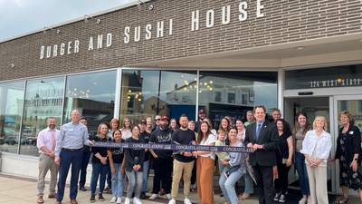 Burger and Sushi House celebrates Geneva opening with ribbon cutting 