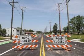 Photos: Hobbie Avenue prepares for reopening Saturday