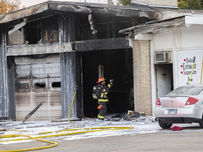 Photos: Fire breaks out at C&K Undercar Specialists in Sterling