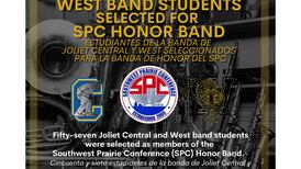 Fifty-seven Joliet Central and West band students participated in honor band 
