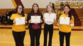 Montini names January students of the month