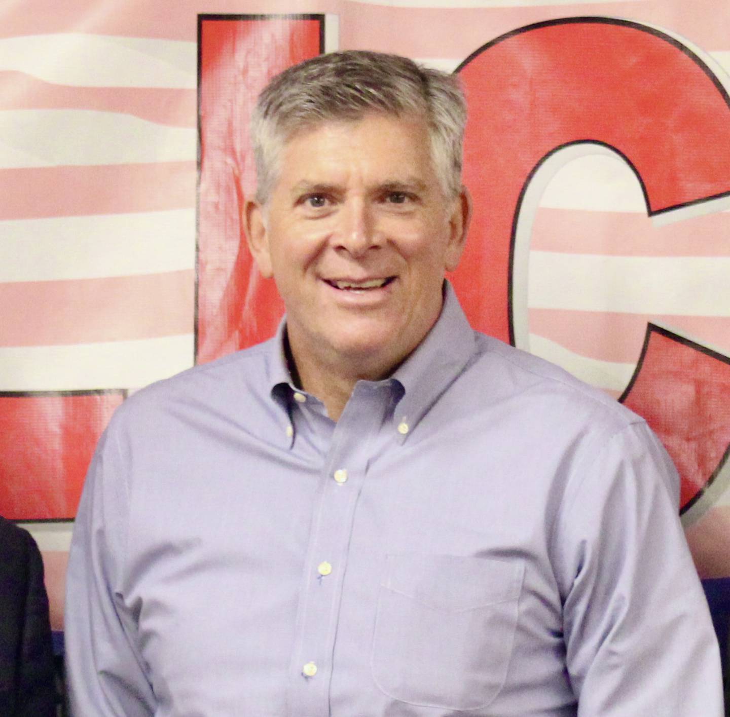 U.S. Rep. Darin LaHood appeared a Republican campaign event in mid-October in Dixon.