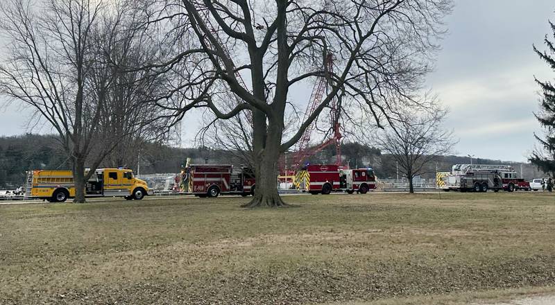 Firefighters responded to the Starved Rock Lock and Dam for a light haze of smoke coming from the Peru Hydroelectric Power Plant on Tuesday, Jan. 13, 2026 near Utica. Fire departments from Tonica, La Salle, Wallace, Tonica, Peru and Utica all responded to the scene. The incident happened shortly before 2:30p.m. No injuries were reported.