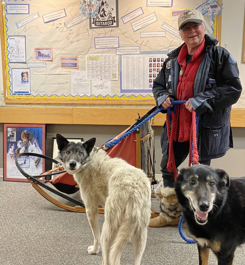 Windows delivered first-hand details of the race. She has volunteered in five different Iditarod races, assisting primarily with the care of the dogs.