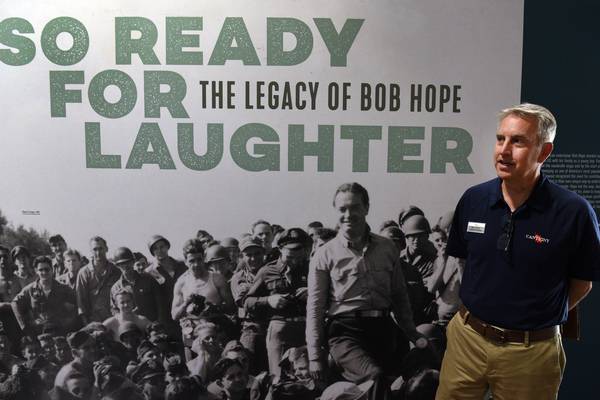 A ‘swell fellow’: Wheaton museum shows how Bob Hope brought laughter, home to WWII troops 