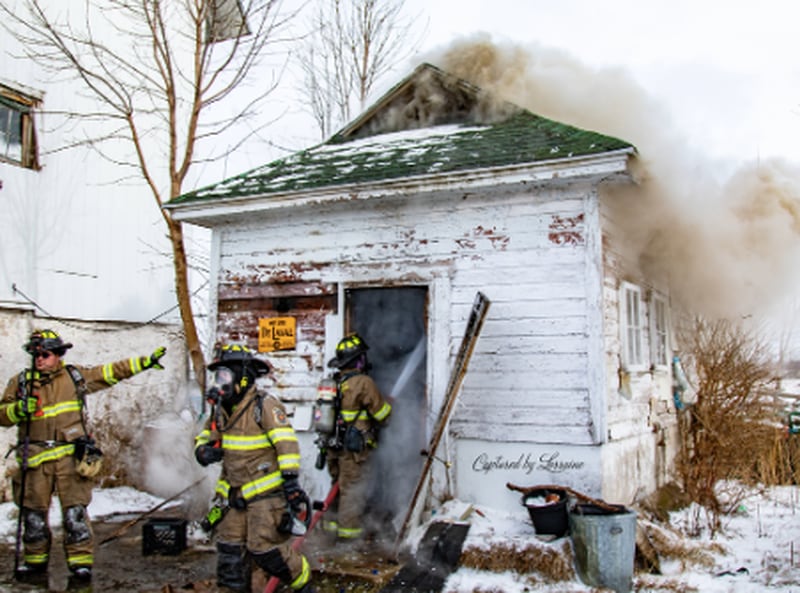 The Pingree Grove & Countryside Fire Protection District responded to a farm shed fire in Kane County on Jan. 18, 2026.