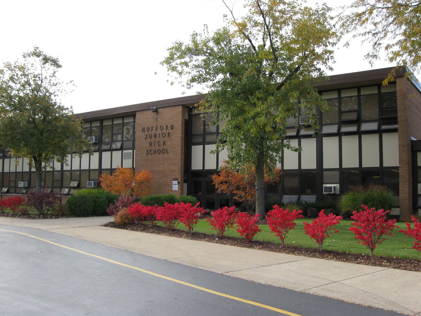 The old Hufford Junior High School in Joliet will host an open house on April 18, 2026.