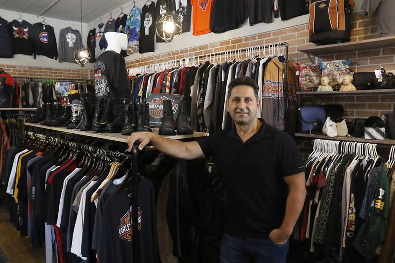 Vilard Alexan has open a vintage clothing shop Hebron Vintage in the former Prairie Ave Antiques in Hebron.