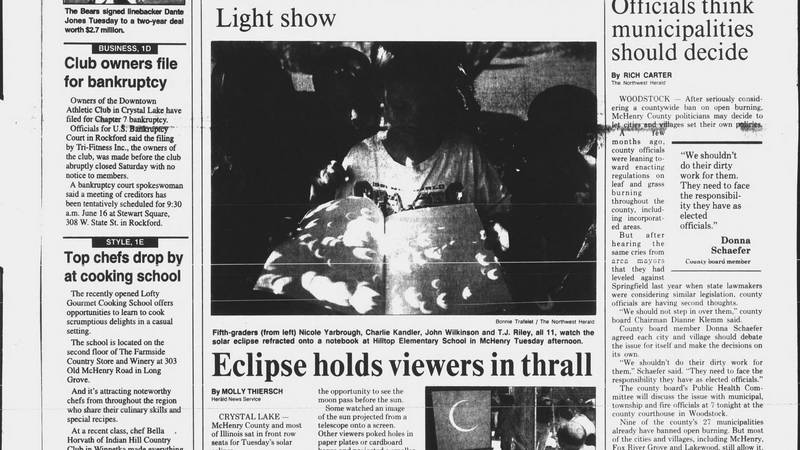 Historical covers for May 11: Eclipse holds viewers in thrall