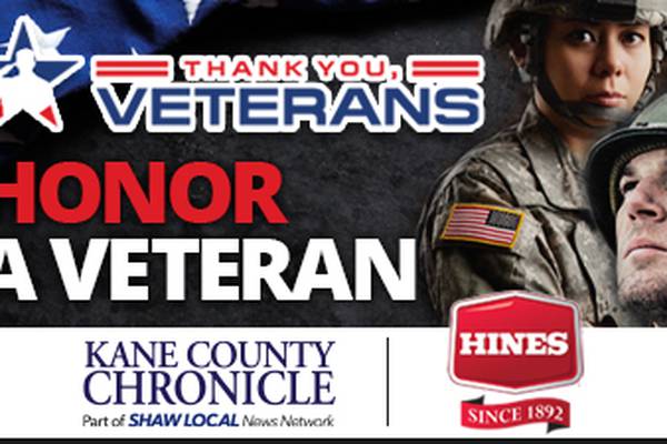 Enter our Veterans Contest by paying tribute to a local hero