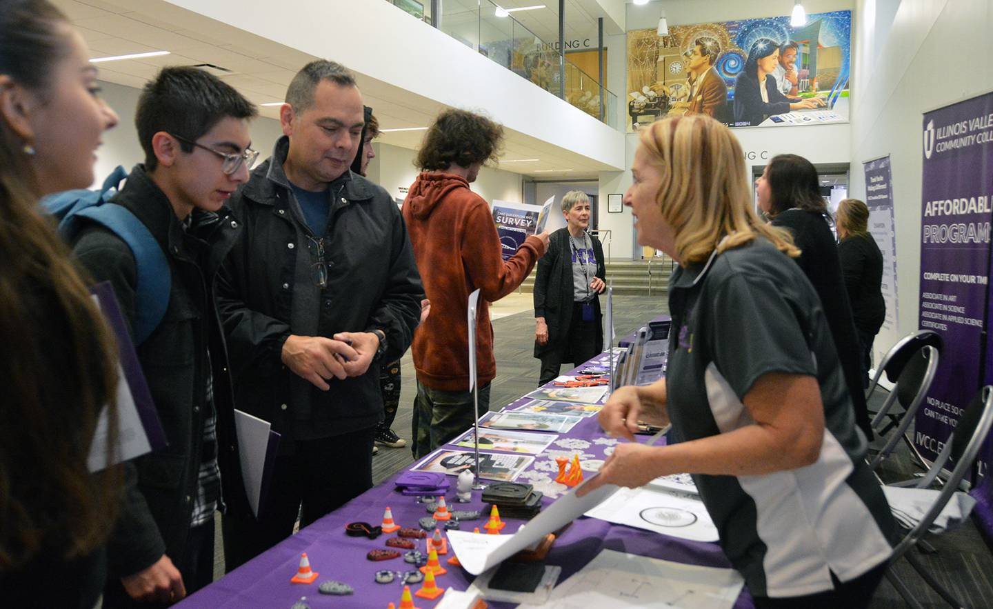 Illinois Valley Community College's spring open house on April 8 introduces prospective students to the campus, programs, and services. The popular student panel segment returns, as does a resource fair where potential students can explore the campus environment, academic offerings, and student life. Campus tours will be available as well. Registration for summer and fall courses gets underway April 3.