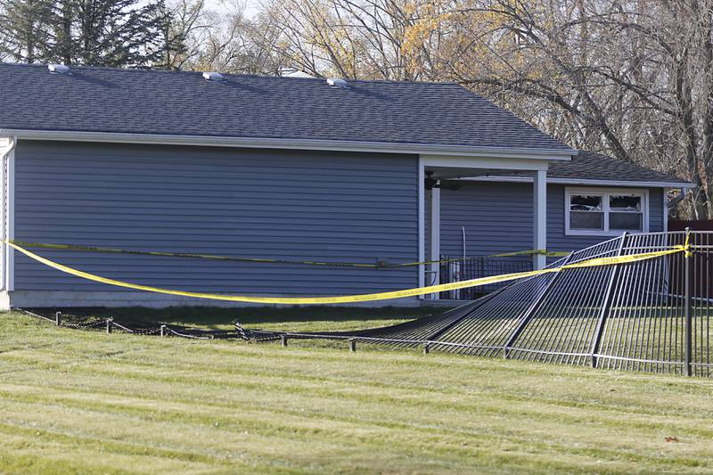 Damaged to a home in the 600 block of Fillmore Road on Wednesday, Nov, 15, 2023. Johnsburg Police officers were dispatched to the home at approximately 11:08 p.m. Tuesday, for a man shooting a gun inside the house. Police believed it the situation to be a mental health incident and the standoff began.