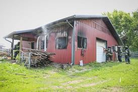 Woodworking shop total loss in fire near Woodstock