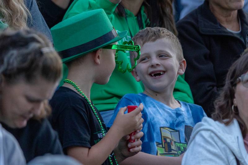 Children watch on as Seneca's Football team plays their 2025 home opening game against Chicago Christain on Friday, Aug 29, 2025 at Seneca High School in Seneca.