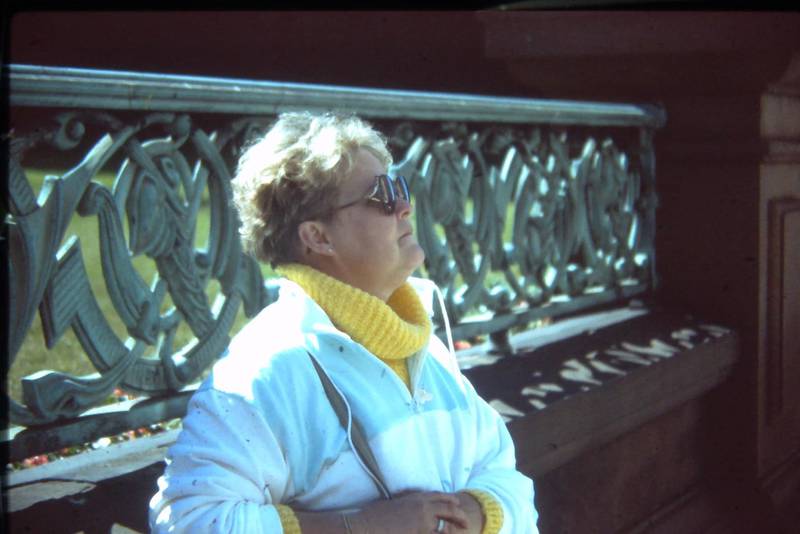 Wanda Johnson is pictured during a vacation. Wanda especially loved traveling with her husband Jerry.