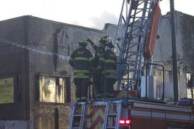 PHOTOS: Building fire downtown Joliet