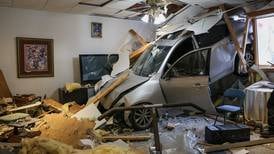 Car slams into home and through wall in Lake in the Hills