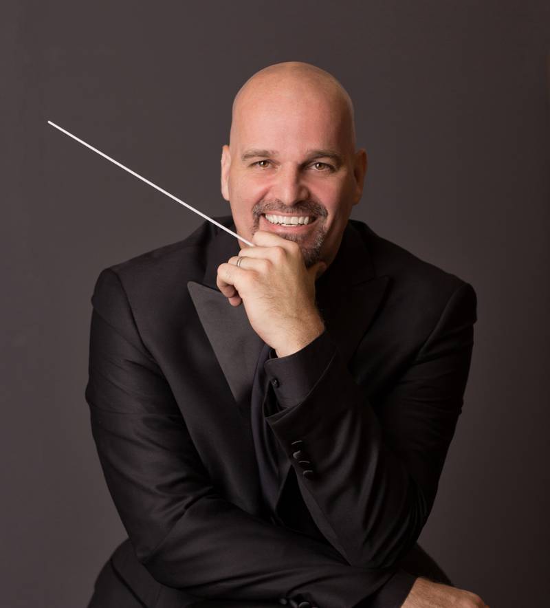 Brian Dollinger is the music director and conductor of the Clinton Symphony Orchestra.