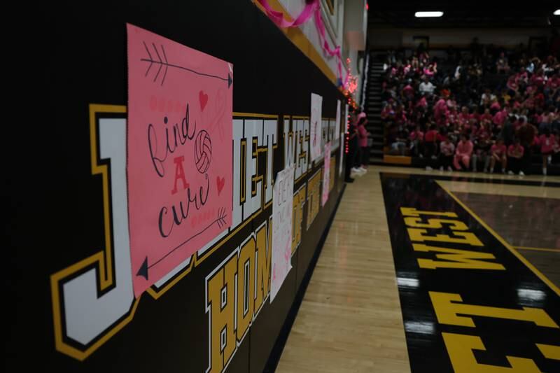 Joliet Central’s visits Joliet West in the JTHS Pink Heals match. Tuesday, Oct. 4, 2022, in Joliet.