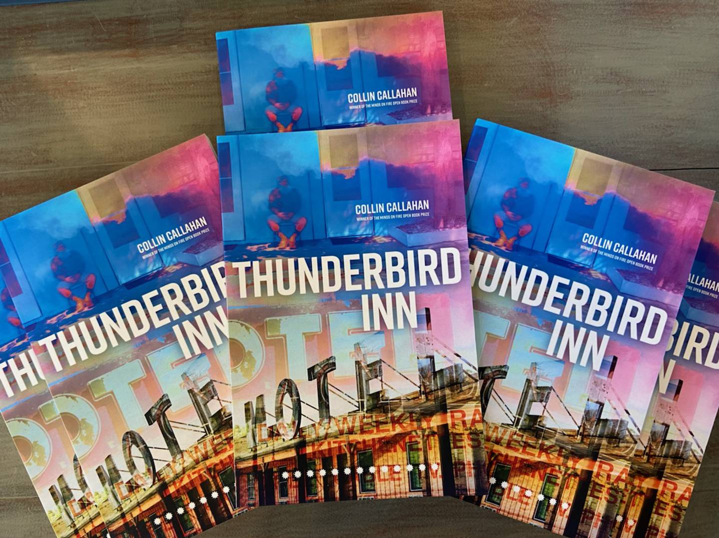 Collin Callahan will be reading from his first published book of poetry, ’Thunder Inn,’ at Harvey’s Tales in Geneva on Saturday, and signing. Copies can be pre-ordered by contacting the bookstore.