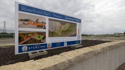 Photos: Sterling's Riverfront Park construction well underway