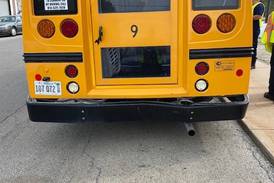 No one injured after bus rear ended in Streator
