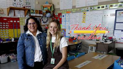 Once student and educator, now colleagues: Woodstock District 200 grad teaches with her former teacher