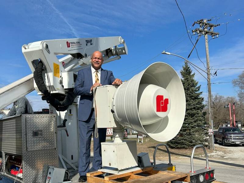 Hopkins Park gets new tornado siren