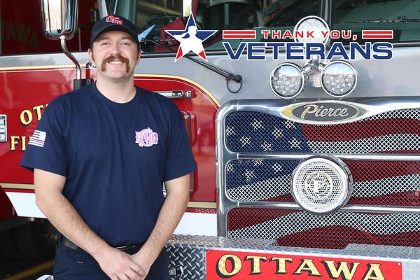 Brian Ksiazak follows family footsteps from Army to Ottawa Fire Dept.