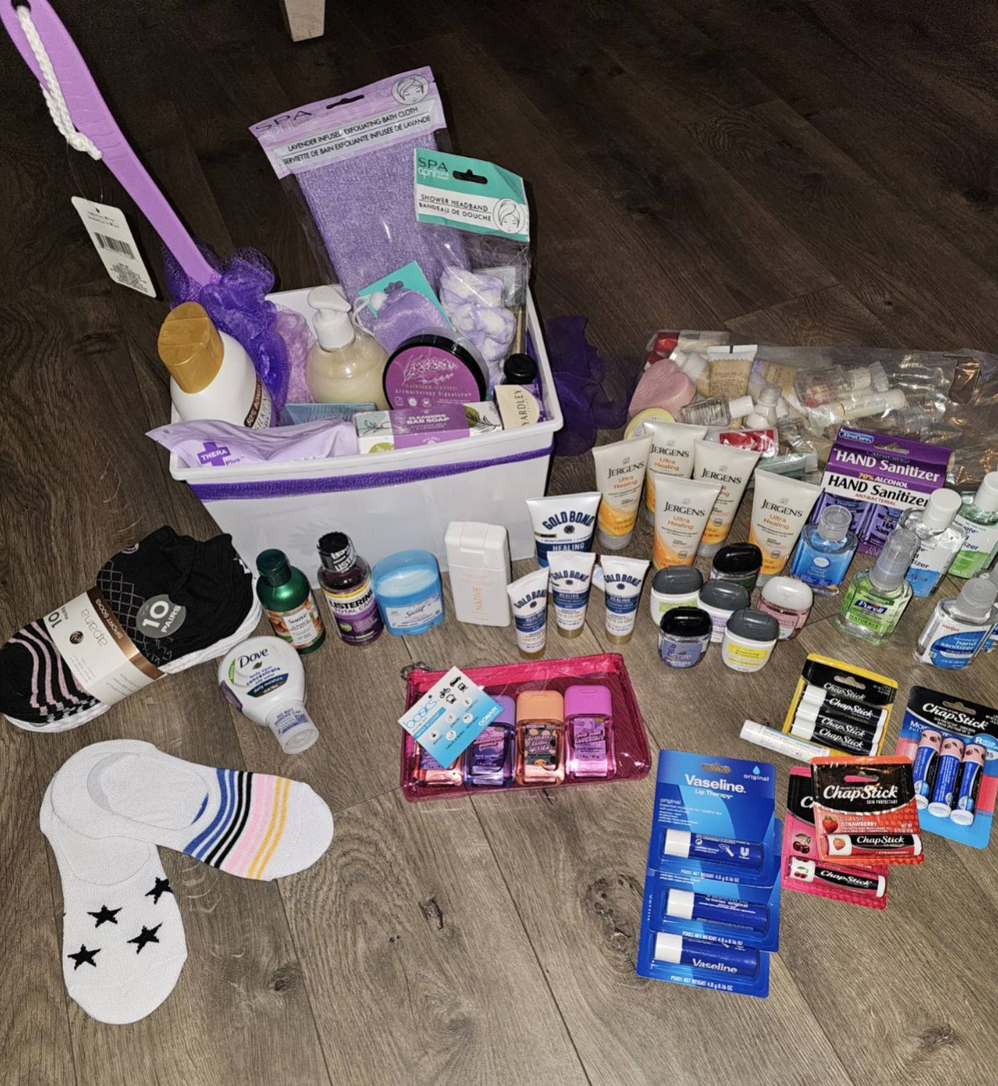 The Council of Catholic Women at St. Dennis Catholic Church in Lockport presented Kristina Lowman of Channahon with a large donation of baby clothes and baby supplies for Lowman's Two Miracle Girlz NICU Sprinkles service project. Through this service project, Lowman assembles and distributes care packages to families with a premature babies.