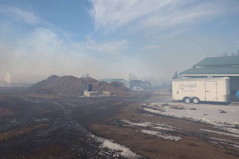 Photos Mulch Fire in New Lenox Shaw Local