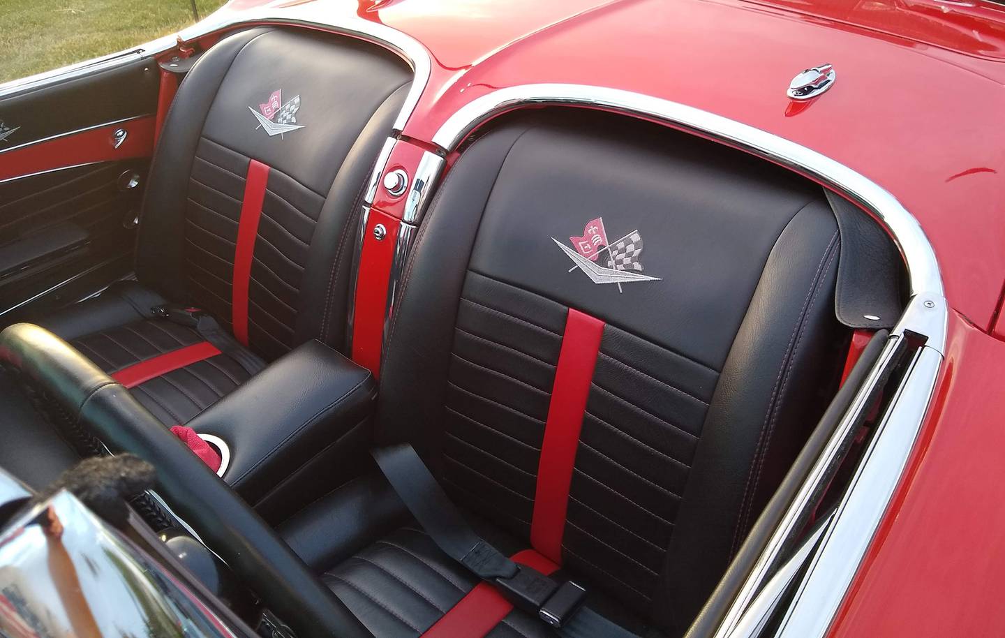 Photos by Rudy Host, Jr. - 1962 Corvette Convertible Interior Rear