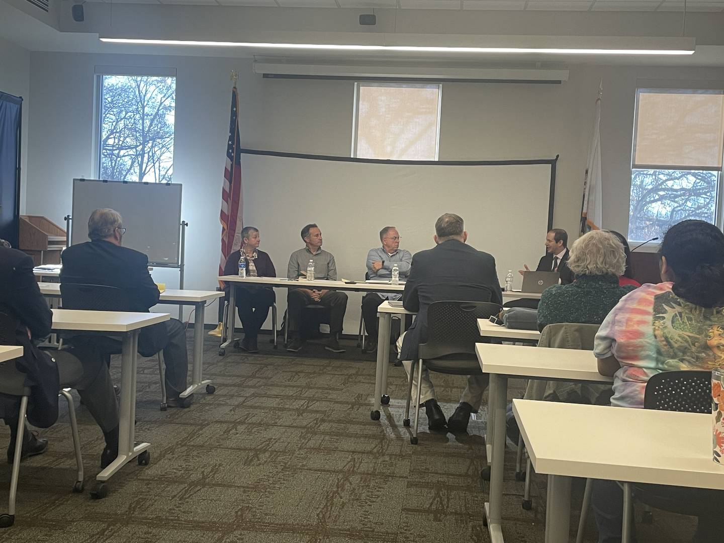 The DeKalb Electoral Board convened a hearing on Nov. 7, 2024, concerning the nomination papers of DeKalb mayoral candidate Linh Nguyen.