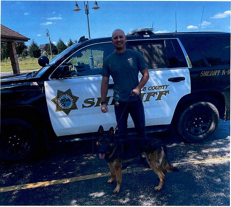 DeKalb County Sheriff's Office's K9 Maverick will work with Deputy Gosnell after he's outfitted with a K9 bullet and stab protective vest donated by Vested Interest.