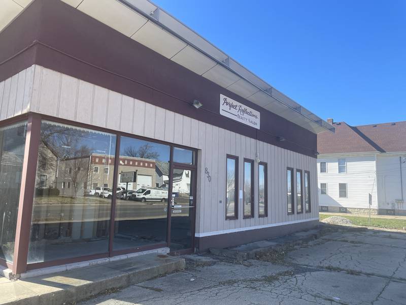 The former Perfect Reflections Beauty Salon is seen Nov. 14, 2023, at 830 E. Lincoln Highway in DeKalb.