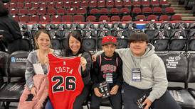 Breast cancer survivor gets VIP treatment at Bulls game