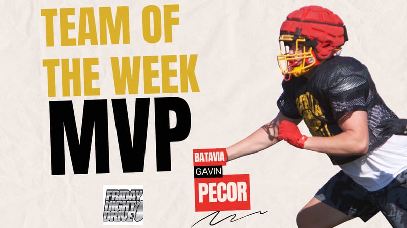 Friday Night Drive Team of the Week MVP for Round 2 of the 2025 playoffs: Batavia's Gavin Pecor