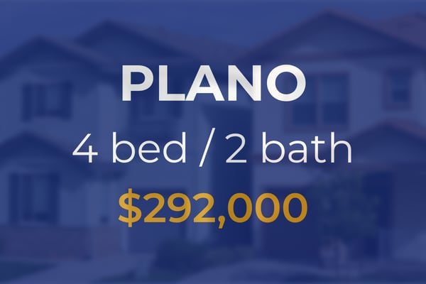 Four-bedroom home in Plano sells for $292,000