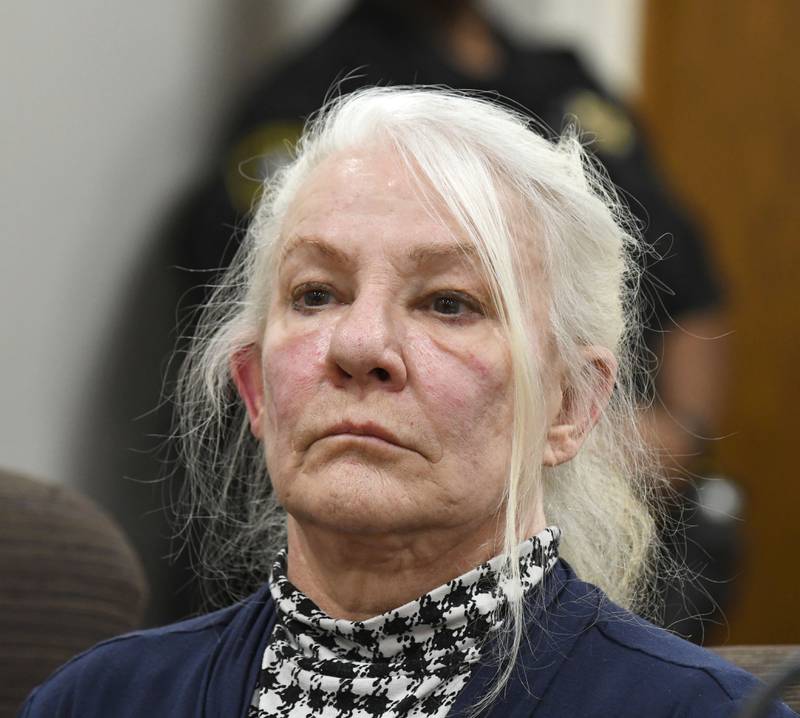 Linda La Roche shows no emotion as she is found guilty on both counts Wednesday March 16, 2022, in Racine County Circuit Court in Racine, Wisconsin. La Roche, formerly of the McHenry area and, before her arrest in 2019, Florida, was charged with first-degree intentional homicide and hiding a body in the 1999 slaying of Peggy Lynn Johnson-Schroeder.