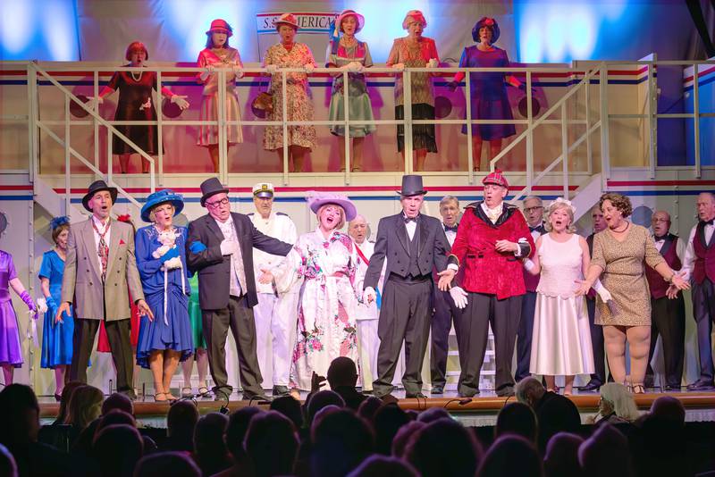 The Theatre Company of Sun City performs "Anything Goes" in 2022.