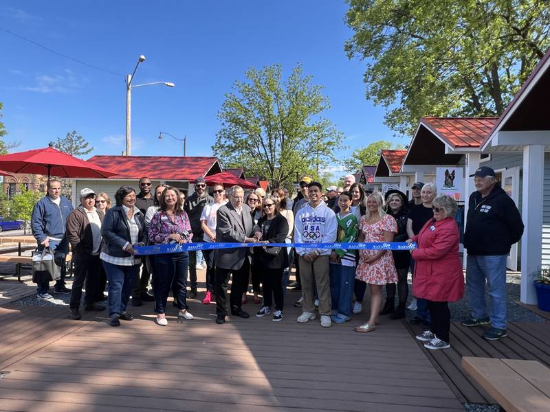 The Batavia Chamber of Commerce held a ribbon cutting ceremony for the Batavia Boardwalk Shops on Friday, May 10, 2024. The shops are open Fridays, Saturdays and Sundays through the end of December.