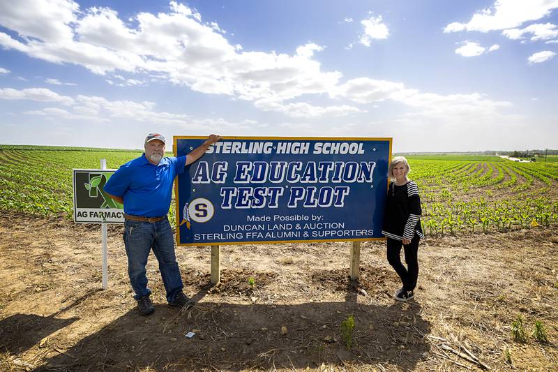 Ken and Marcy Duncan have donated 6 acres of land to the Sterling FFA program. The plot is located at the corner of 6th Ave. and Science Ridge Road in Sterling.