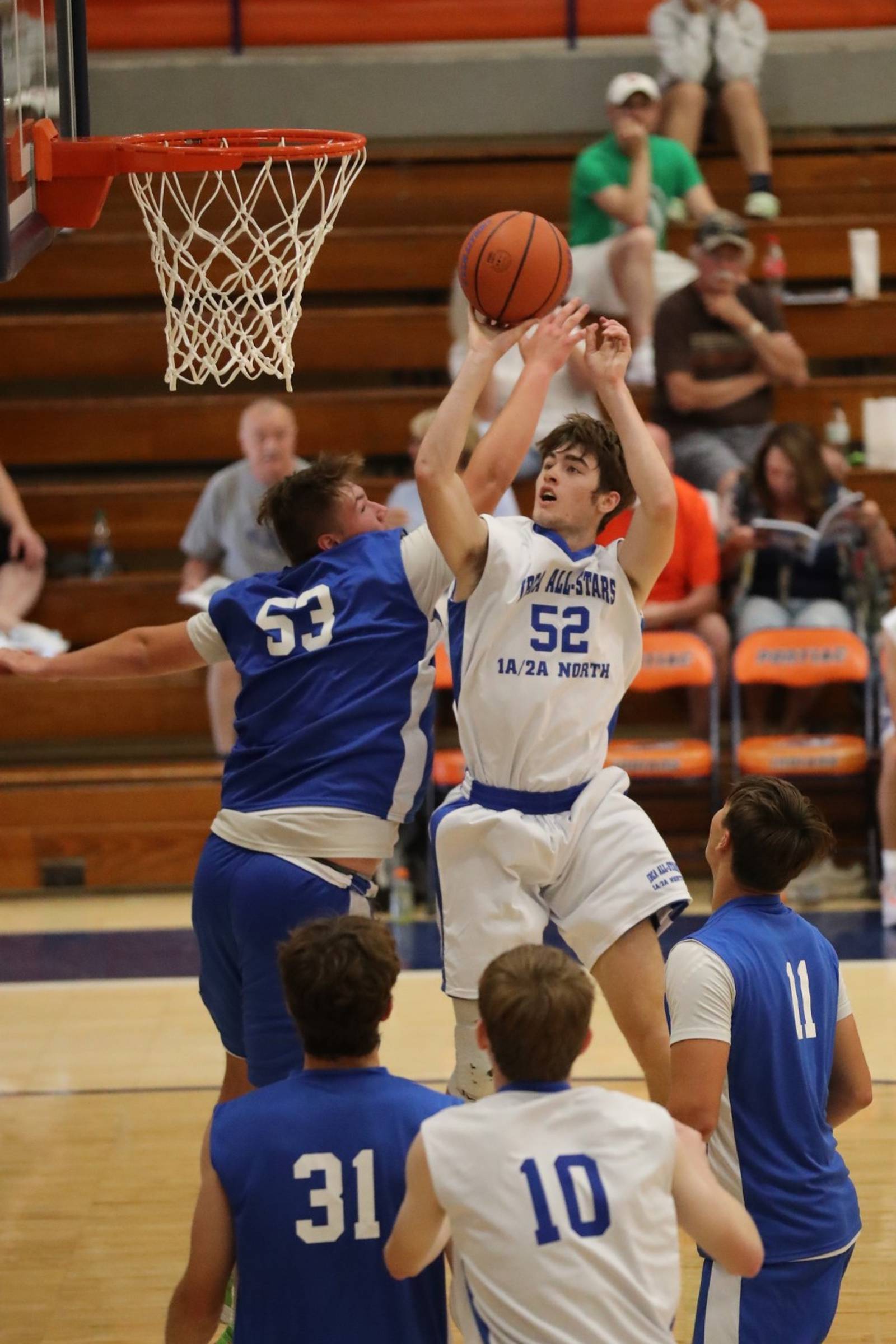 Basketball Grady Thompson shines in IBCA AllStar Game Shaw Local