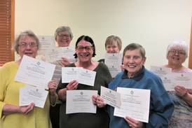 Chief Senachwine Chapter of the Daughters of the American Revolution receive 16 awards