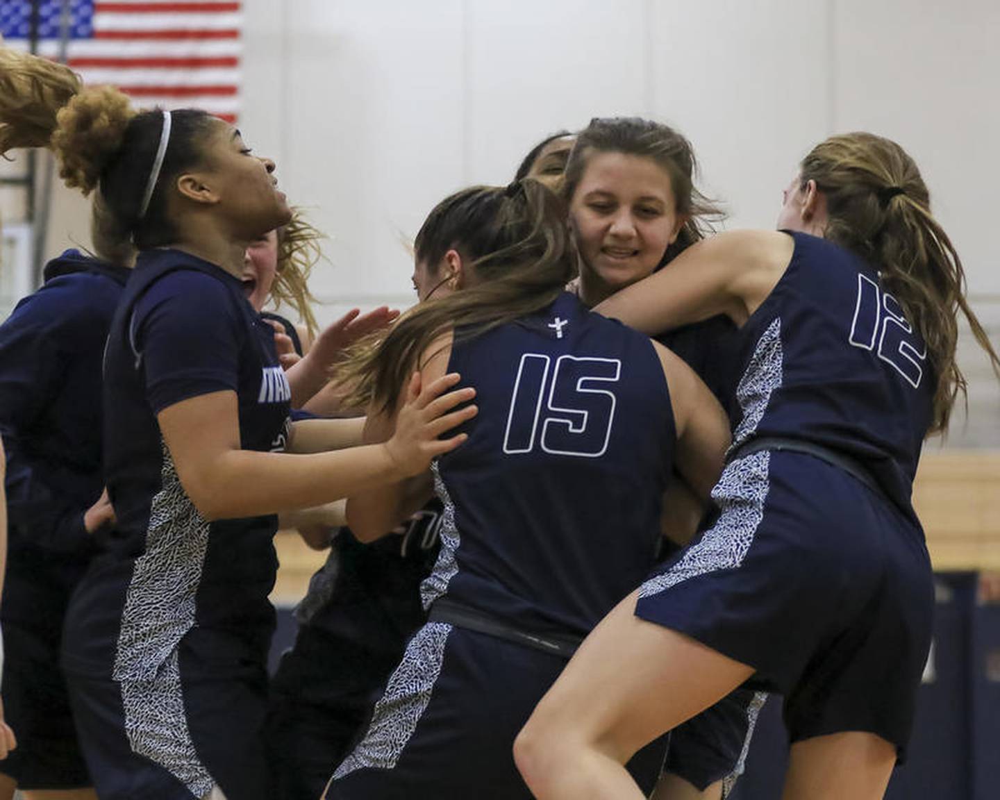 Melissa Hadzic hit a buzzer-beater in overtime in Nazareth's 64-63 win over Lyons in the regional final.