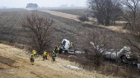 Photos: Semi-truck crash on Interstate 88