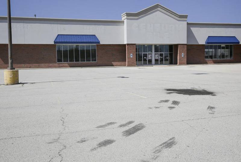 The former Century Title building is seen along Larkin Avenue in Joliet. ReStore hopes to use the building as its new location.