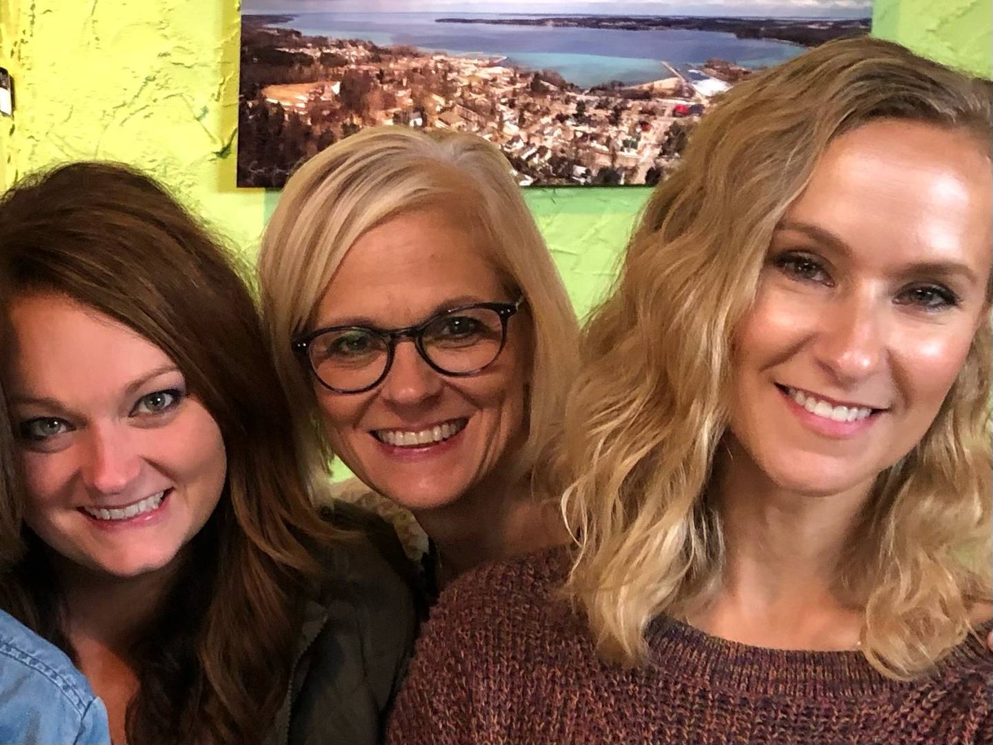 Amy Goedken, (left) Cathy Humphreys and Mary Humphreys will open the Up North Wine Tasting Room in downtown Geneva on Friday. The concept is inspired by their visits to Northern Michigan wineries, like the sustainably-focused Shady Lane Cellars in Sutton’s Bay.