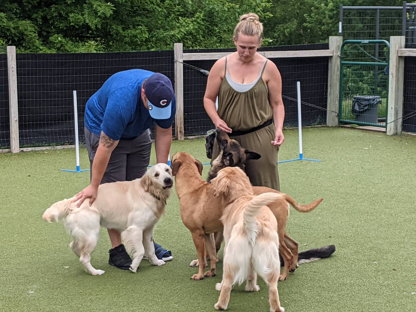Beau and Traci Bartulis own BTK9 dog training facility, which recently moved to Sandwich after being located in Aurora since 2019.