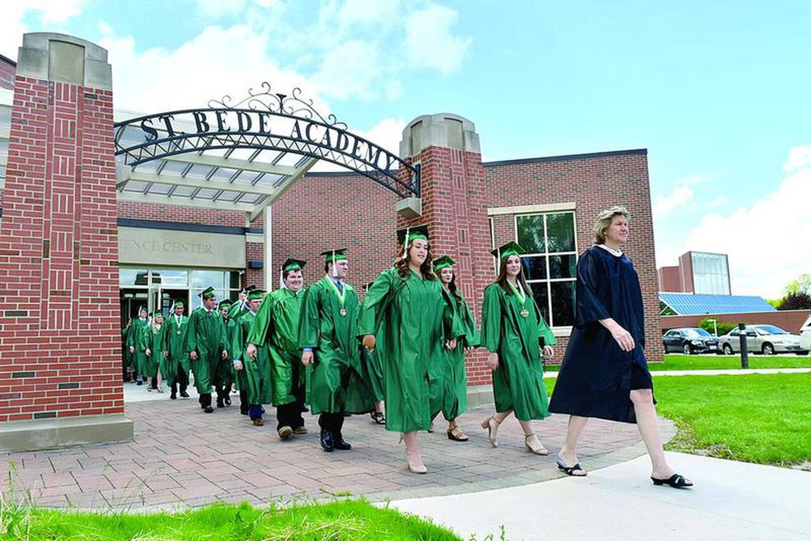 Graduation at St. Bede Academy Shaw Local